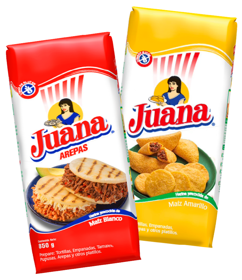 Empaque arepas y masa